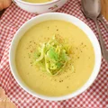 Zupa krem z koprem włoskim, porami i curry