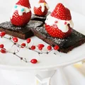 Mikołajkowe brownie z bananów (bez cukru)