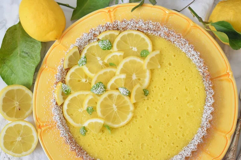 Tarta z kremem cytrynowym