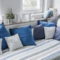 Aranżacja sypialni w kolorze niebieskim