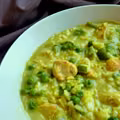 Zupa z kurczakiem i przyprawą curry