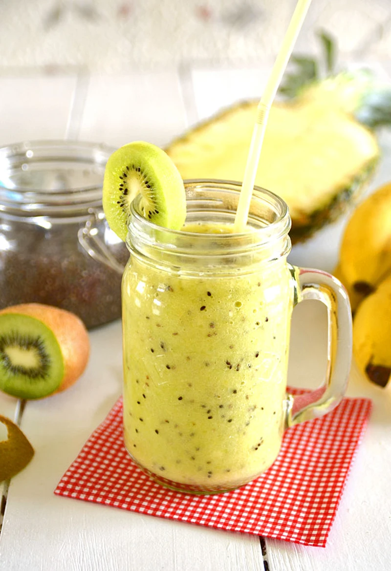 Smoothie zielone z chia