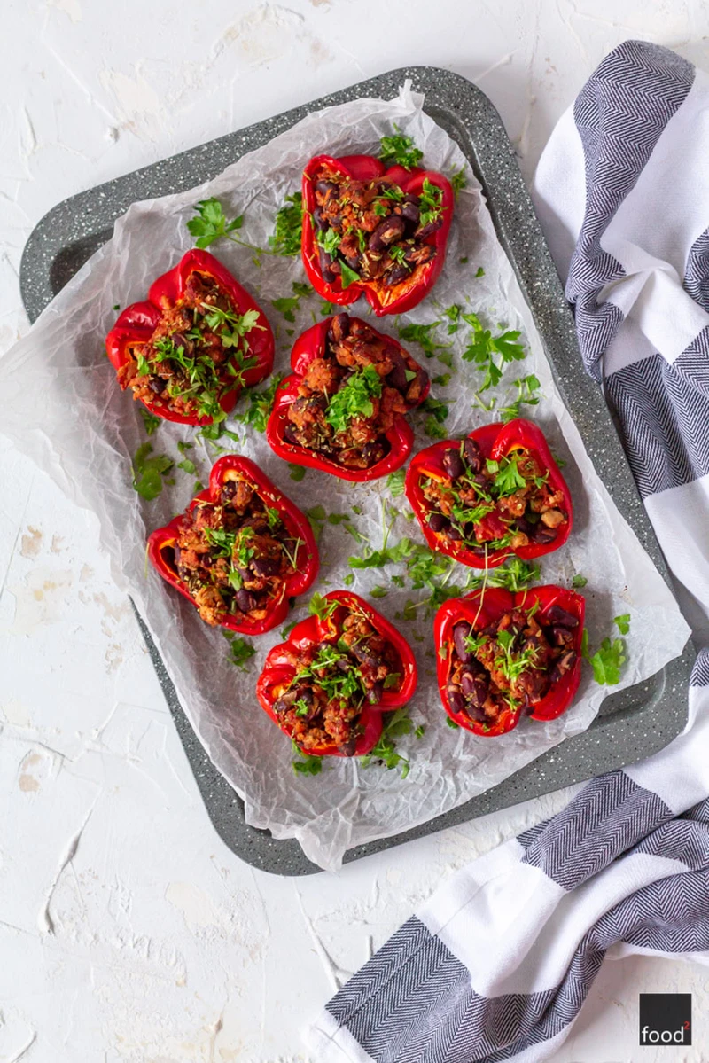 Papryki faszerowane chili con carne
