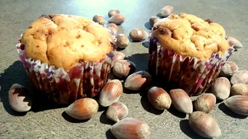 Orzechowe muffiny z Monte!