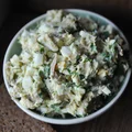 Pasta z makrelą, jajkami, ziołami i fetą