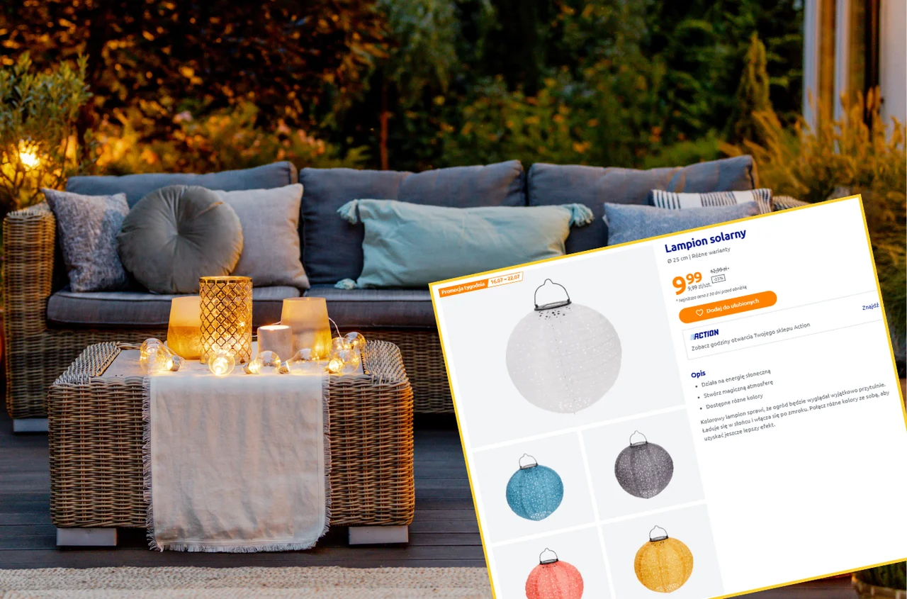 Te lampiony z Action to najnowszy hit na balkon lub taras! Tylko 9,99 zł, zero kabli, a mix kolorów zrobi nieziemski efekt