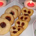 Kruche ciasteczka nusi z konfiturą