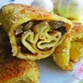 Krokiety z pieczarkami