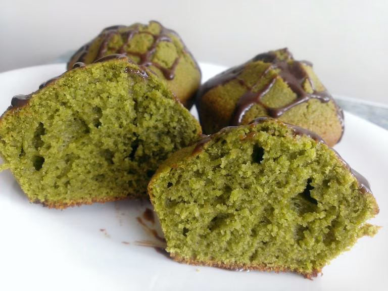 Muffiny z herbatą Matcha
