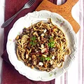 Spaghetti z podgrzybkami