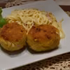 Kotleciki ala Carbonara z makaronem