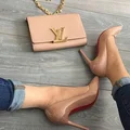 Beżowe dodatki- torebka i buty