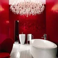 Łazienka w czerwieni