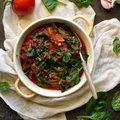 Szpinak z pomidorami (dieta dr Dąbrowskiej)