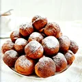 Waniliowe mini pączki z serków homogenizowanych (razowe, bez cukru)
