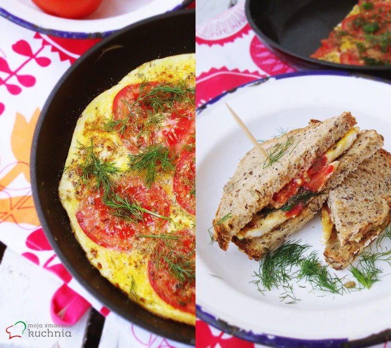 Frittata z pomidorami
