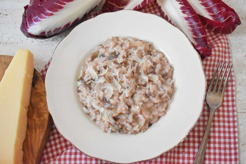 Risotto z cykorią radicchio