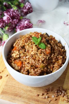 Kaszotto z kurczakiem i warzywami