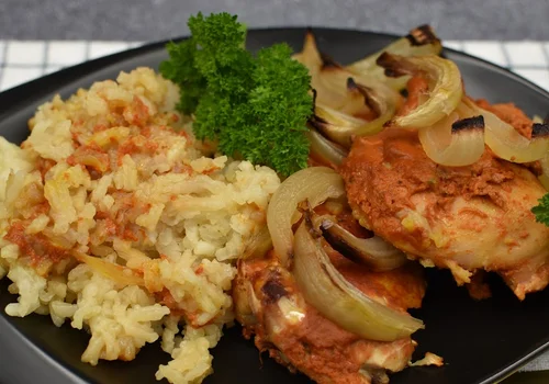 Udka Tandoori z ryżem
