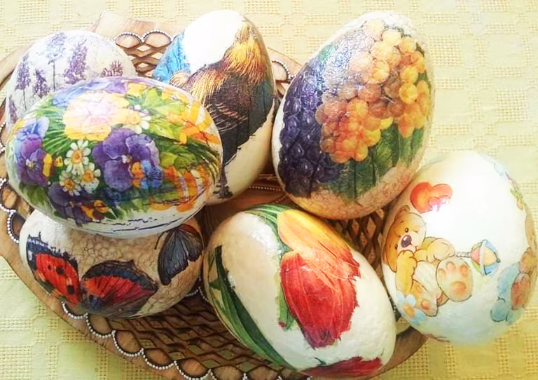 Jak zrobić wielkanocne pisanki decoupage