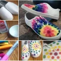 Własnoręcznie malowane buty - instrukcja