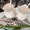 Shake z lodami truskawkowymi.