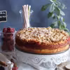 Łatwa szarlotka z malinami
