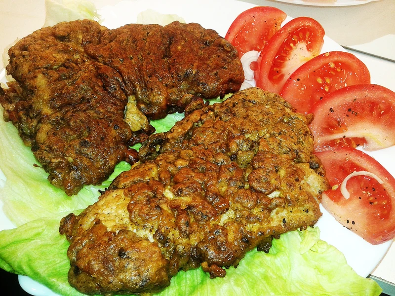 Schabowe w panierce grzybowo-cebulowej