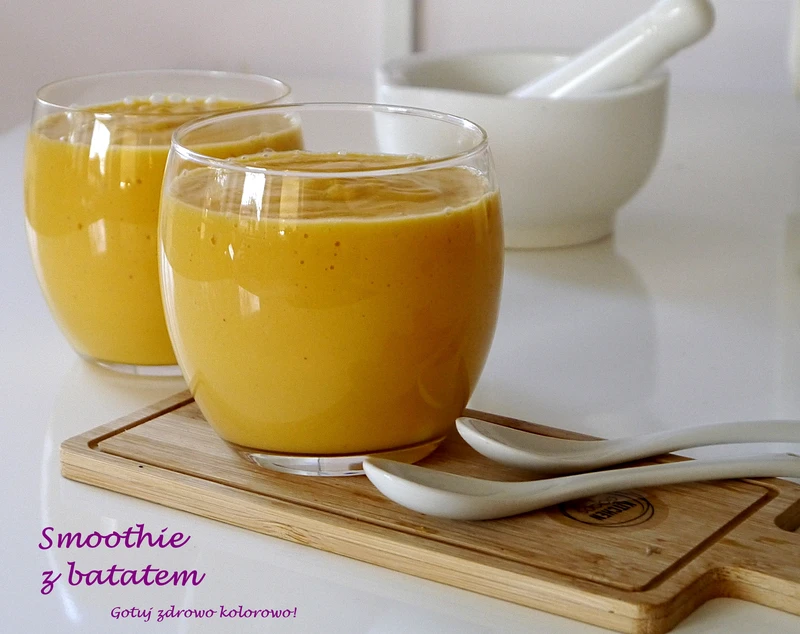 Smoothie z pieczonego batata na wzmocnienie odporności