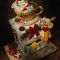 Piękny tort świąteczny
