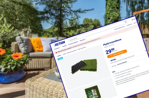 Te płytki trawnikowe z Action za 29 zł bosko odmienią balkon i taras! Bez bałaganu, zero podlewania, montaż to pestka - zielona oaza w kilka chwil
