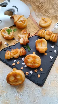 Halloweenowe babeczki z budyniem