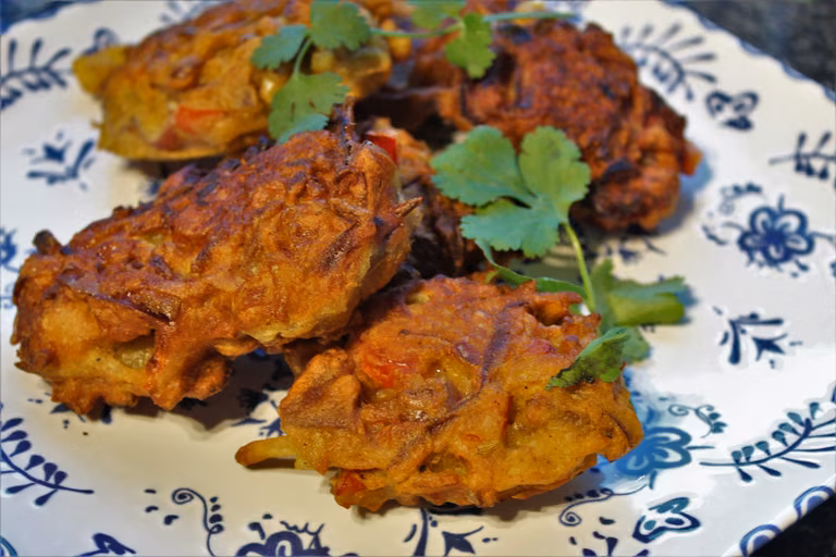 Hinduskie, warzywne 'placuszki' Pakora