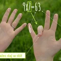 jak mnożyć przez 9 za pomocą palców
