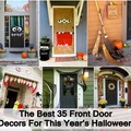 Dekoracje na drzwi - Halloween