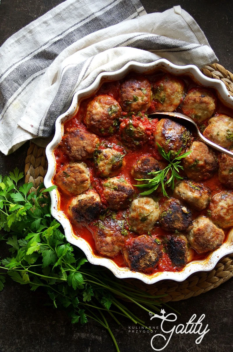 Pieczone arabskie pulpety