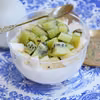 Ricotta z bananem i kiwi