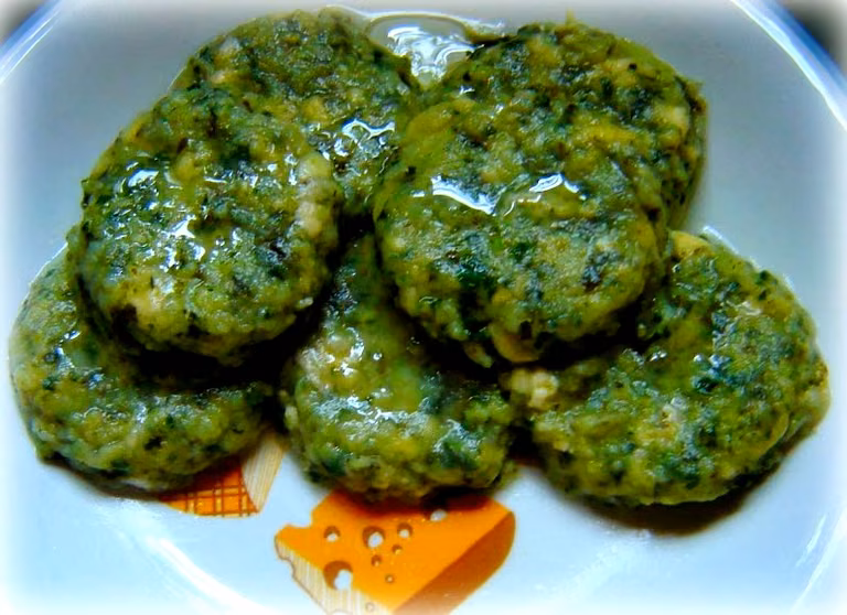 Zielone kluski ze szpinaku- gnocchi verdi