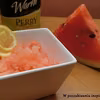 Granita arbuzowo-cytrynowa z gruszecznikiem