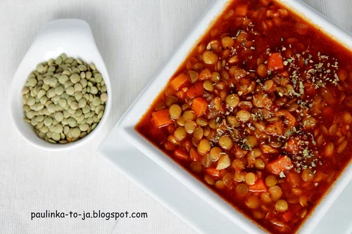 Grecka zupa z soczewicy