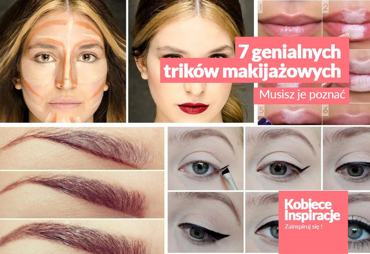 7 genialnych trików makijażowych, które powinna znać każda kobieta.