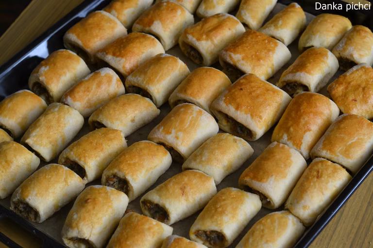 Paszteciki krucho-drożdżowe
