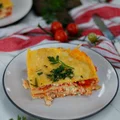Lazania z kurczakiem i trzema serami