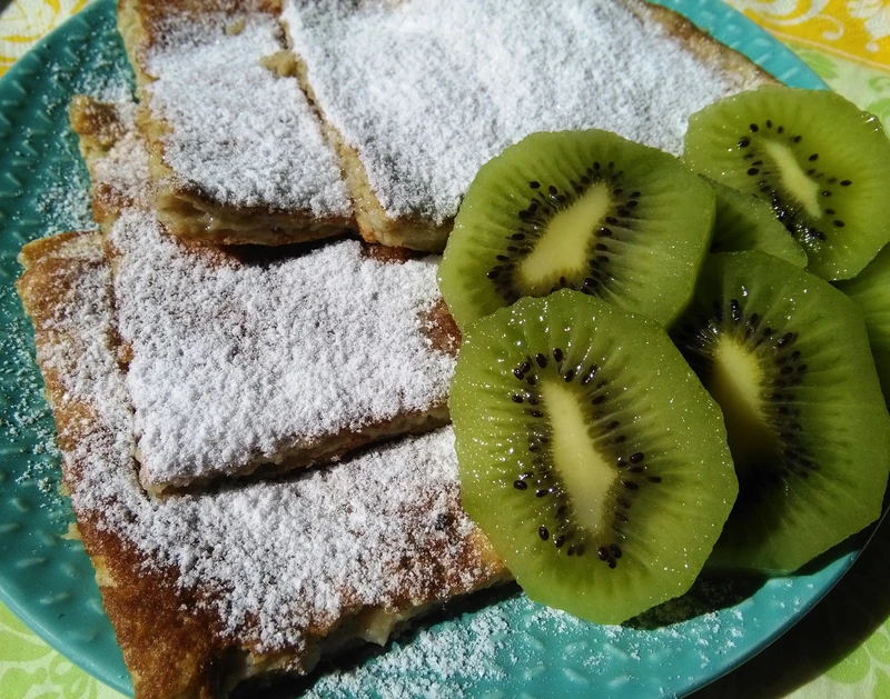 Omlet owsiany z jabłkiem
