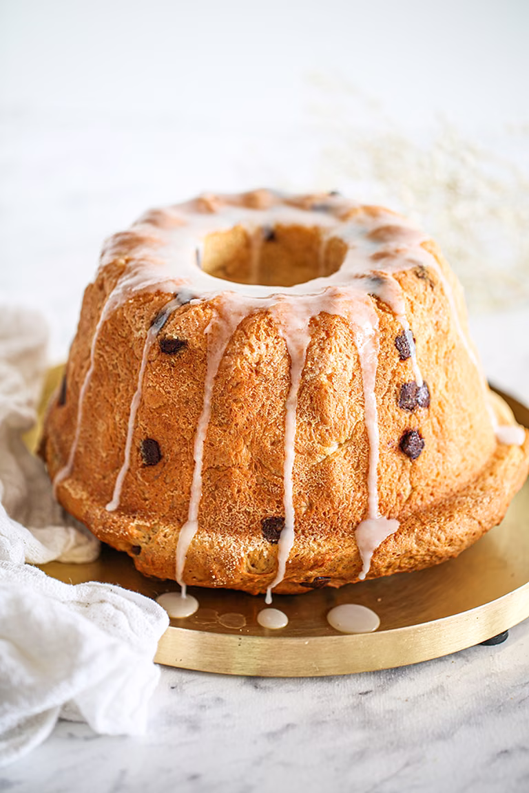 Babka drożdżowa z czekoladą