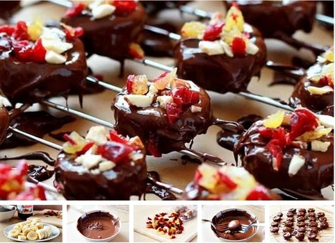 Banany w czekoladzie