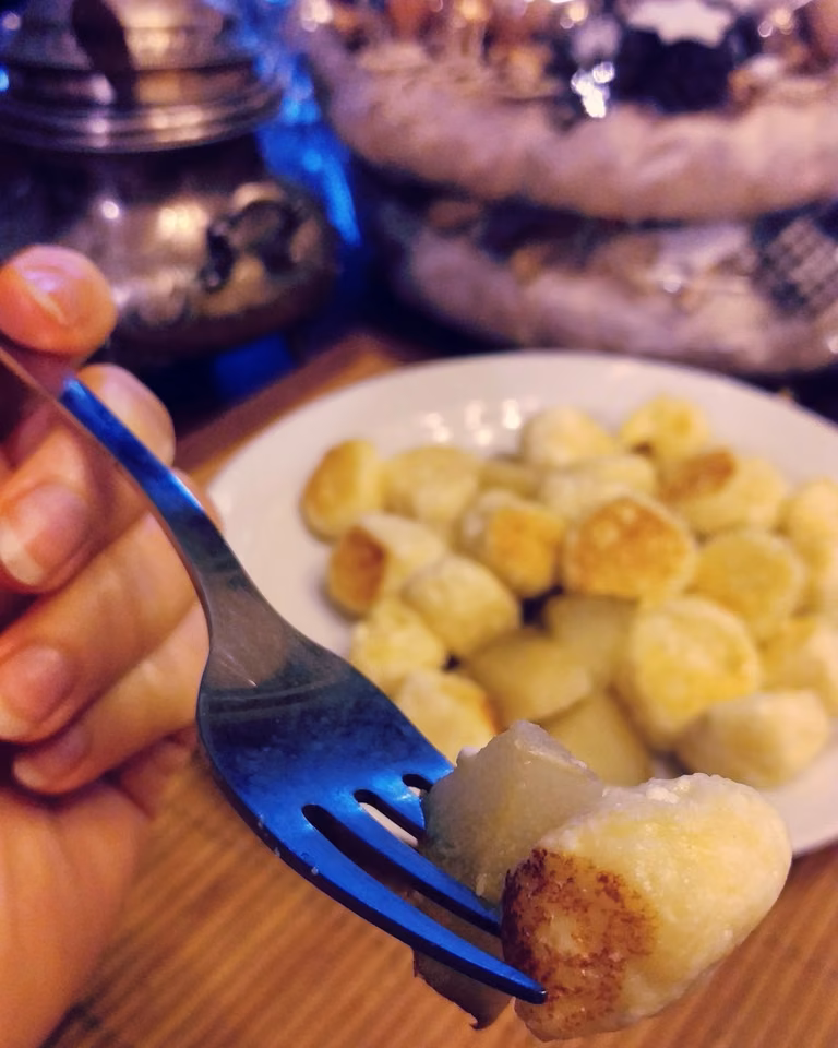 WANILIOWE KLUSKI LENIWE Z GRUSZKĄ I MIODEM