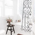 Boho zasłonka pod prysznic