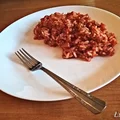 Risotto z pomidorami i wkładką
