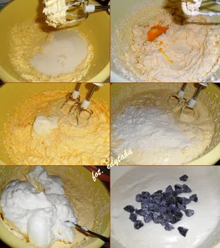 Łaciaty sernik ze śliwkami suszonymi